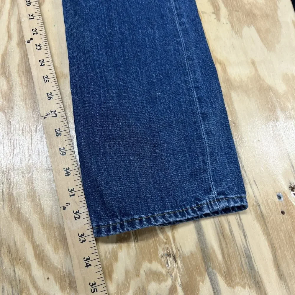 Polo Ralph Lauren Varick Slim Straight Jeans Mens 36x34 (36X33) Blue Preppy